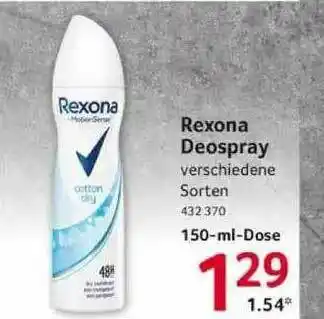 Selgros Rexona Deospray Angebot