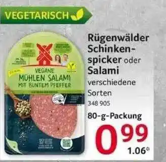 Selgros Rügenwalder Mühle Schinkenspicker Oder Salami Angebot