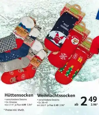 Selgros Hüttensocken Oder Weihnachtssocken Angebot