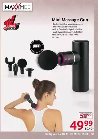 Selgros Maxxmee Mini Massage Gun Angebot