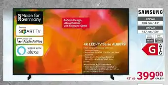 Selgros Samsung 4k Led-tv Serie Au8079 Angebot