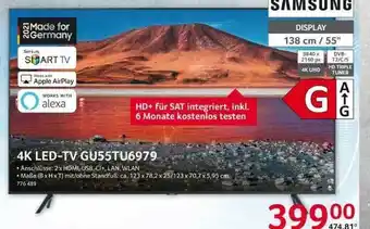 Selgros Samsung 4k Led-tv Gu55tu6979 Angebot