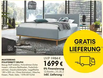 Hardeck Musterring polsterbett delphi Angebot
