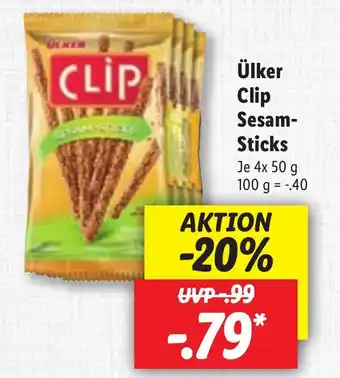 Lidl Ülker Clip Sesam Sticks 4x50g Angebot