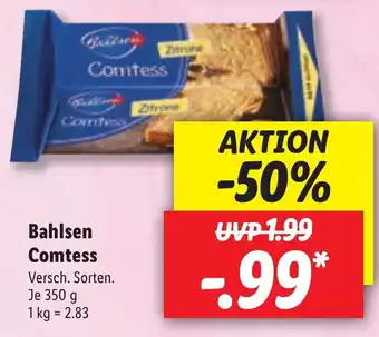 Lidl Bahlsen Comtess 350g Angebot