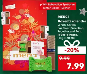 Kaufland MERCI Adventskalender Angebot