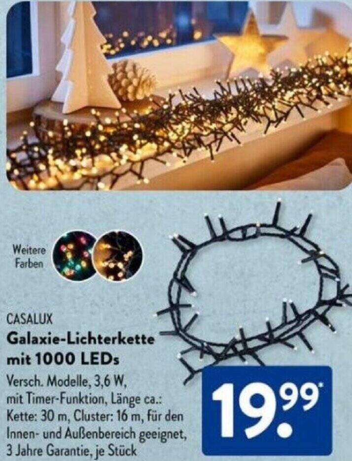 Spannende Galaxie Lichterkette 1000 Led Bild
