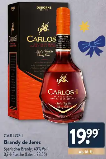 Aldi Nord CARLOS I Brandy de Jerez Angebot