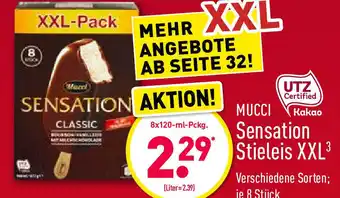 Aldi Nord Mucci Sensation Stieleis XXL 8x120ml Angebot