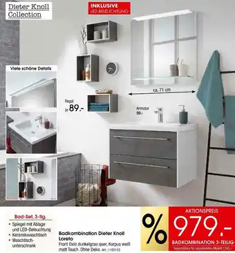 Zurbrüggen Dieter knoll collection badkombination dieter knoll loreto Angebot