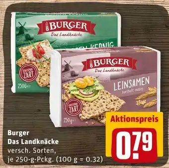 REWE Burger das landknäcke Angebot