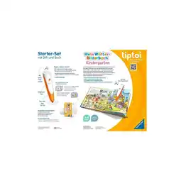 Netto Marken-Discount Ravensburger Spiel tiptoi Starter-Set: Stift und Wörter-Bilderbuch Kindergarten Angebot