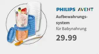 BabyOne Philips Avent Aufbewahrungssystem Angebot