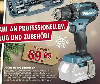 Leymann Baustoffe Akku-bohrschrauber Makita Angebot