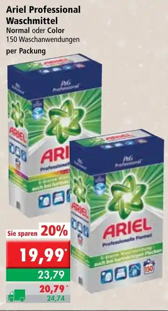 L. STROETMANN GROSSMARKT Ariel Professional Waschmittel Angebot