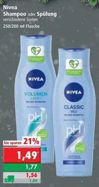 L. STROETMANN GROSSMARKT Nivea Shampoo oder Spülung 200-250ml Angebot