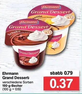 Famila Nord West Ehrmann Grand Dessert 190g becher Angebot