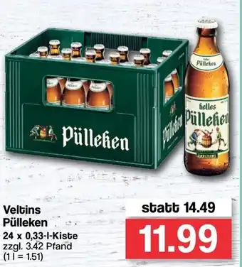 Famila Nord West Veltins Pülleken 24x0,33L Angebot