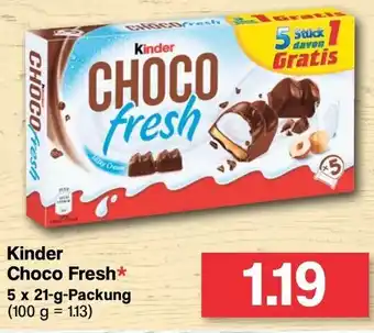 Famila Nord West Kinder Choco Fresh 5x21g Angebot