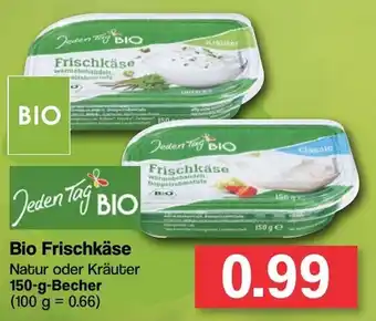 Famila Nord West Jeden Tag Bio Frischkäse 150g Becher Angebot