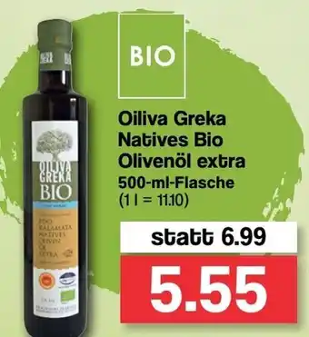 Famila Nord West Oiliva Greka Natives Bio Olivenöl Extra 500ml Angebot