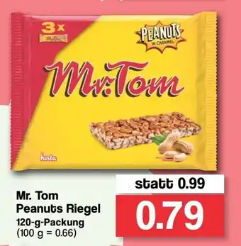 Famila Nord West Mr. Tom Peanuts Riegel 120g Angebot