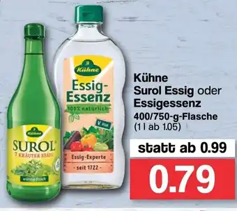 Famila Nord West Kühne Surol Essig oder Essigessenz 400/750g Angebot