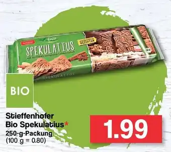 Famila Nord West Stieffenhofer Bio Spekulatius 250g Angebot