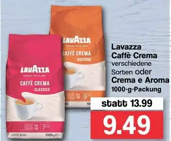 Famila Nord West Lavazza Caffè Crema oder Crema E Aroma 1000g Angebot