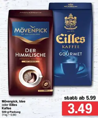 Famila Nord West Mövenpick, Idee oder Eilles Kaffee 500g Angebot