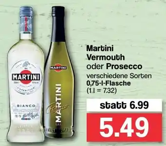 Famila Nord West Martini Vermouth oder Prosecco 0,75L Angebot