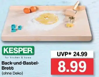 Famila Nord West Kesper Back und Bastel Brett Angebot