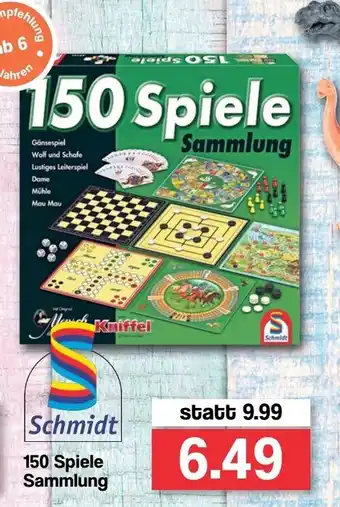 Famila Nord West Schmidt 150 Spiele Sammlung Angebot