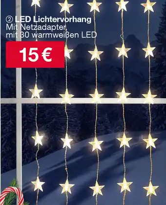 Woolworth LED Lichtervorhang Angebot