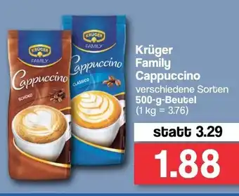 Famila Nord West Krüger Family Cappuccino 500g Beutel Angebot