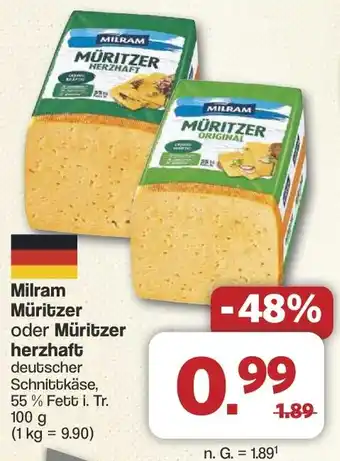 Famila Nord West Milram Müritzer oder Müritzer herzhaft Angebot