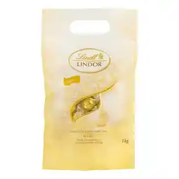 Netto Marken-Discount Lindt Lindor Kugeln weiß XXL 1 kg Beutel Angebot