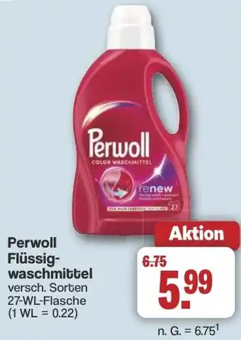 Famila Nord West Perwoll Flüssigwaschmittel Angebot