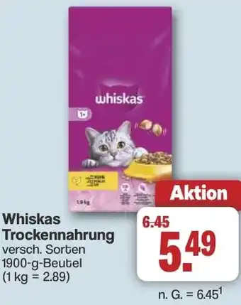 Famila Nord West Whiskas Trockennahrung Angebot