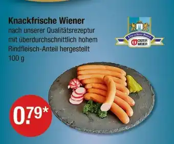 V Markt Ostermeier knackfrische wiener Angebot