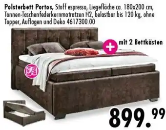 Möbel Boss Polsterbett Portos Angebot