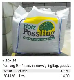 Holz Possling Siebkies Angebot