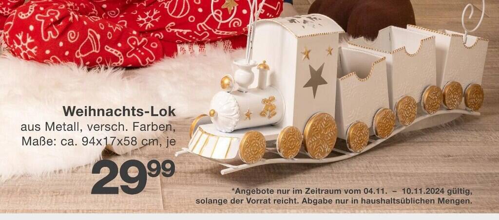 Weihnachts-lok Angebot bei KiK