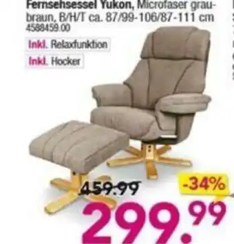 Möbel Boss Fernsehsesel Yukon Angebot