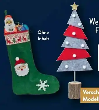 Aldi Nord Weihnachtliches Filz-Sortiment Angebot