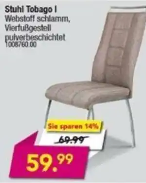 Möbel Boss Stuhl Tobago ! Angebot
