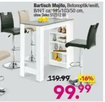 Möbel Boss Bartisch Mojito Angebot