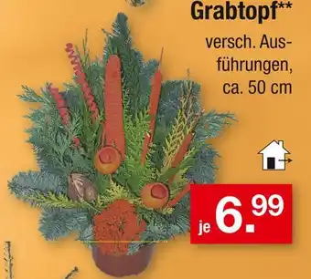 Zimmermann Grabtopf Angebot