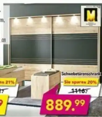 Möbel Boss Schwebetürenschrank Angebot