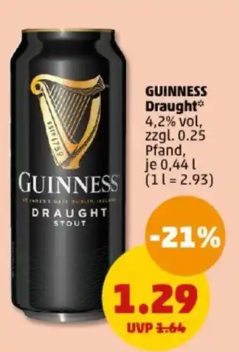 PENNY GUINNESS Draught Angebot